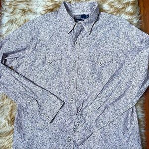 Polo by Ralph Lauren Purple Button Down Shirt